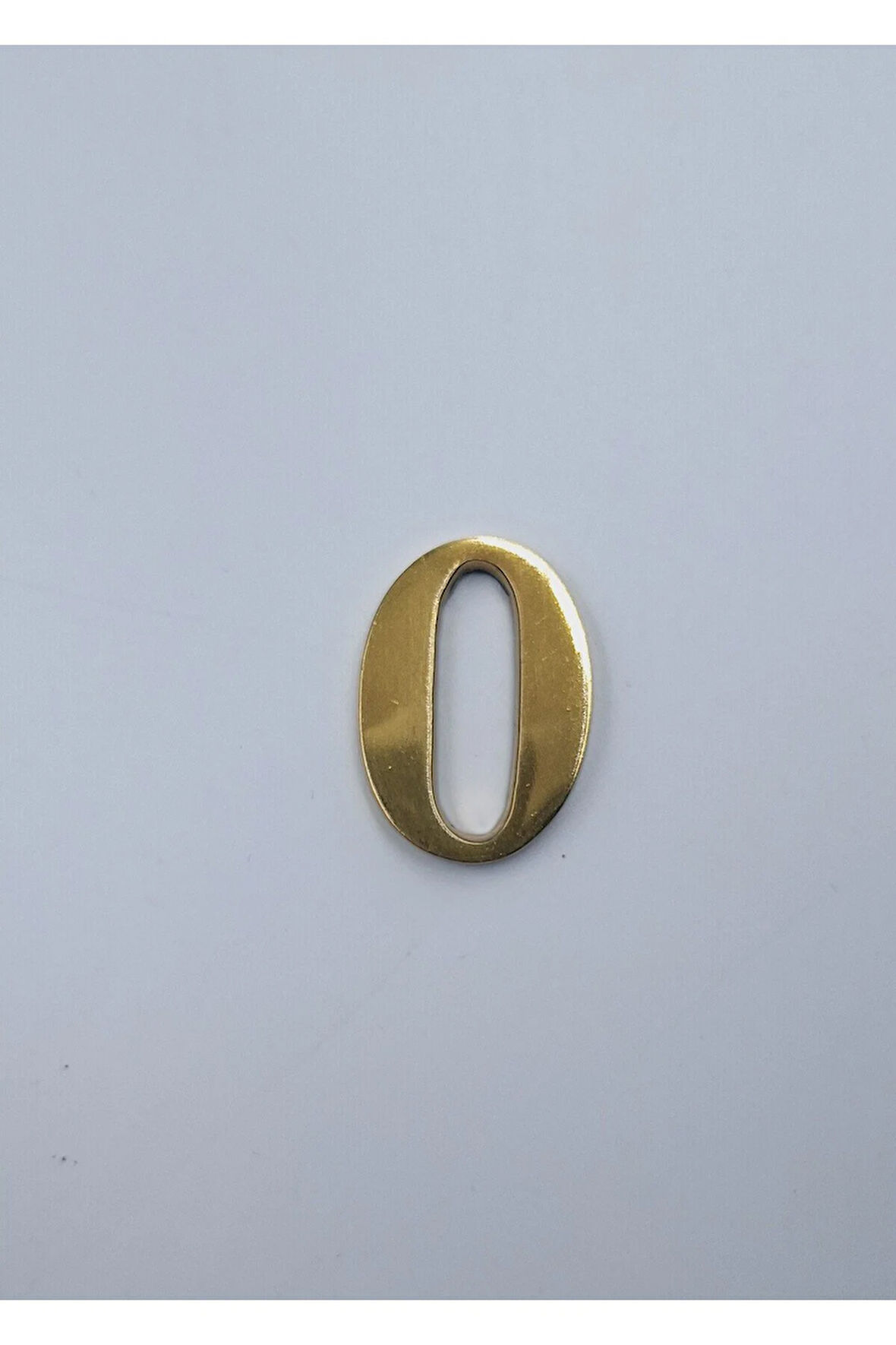 PİRİNÇ RAKAM 4CM TIRNAKLI NO:0