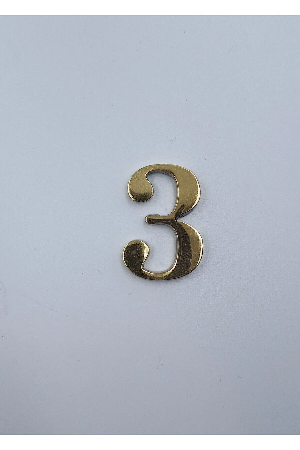 PİRİNÇ RAKAM 4CM TIRNAKLI NO:3