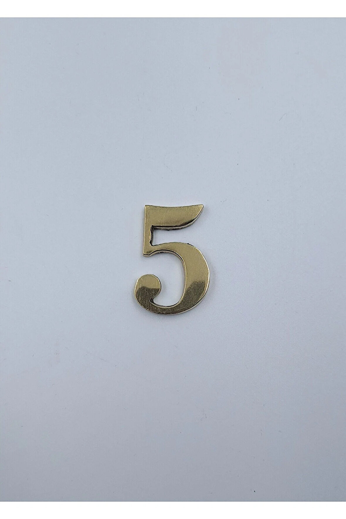 PİRİNÇ RAKAM 4CM TIRNAKLI NO:5