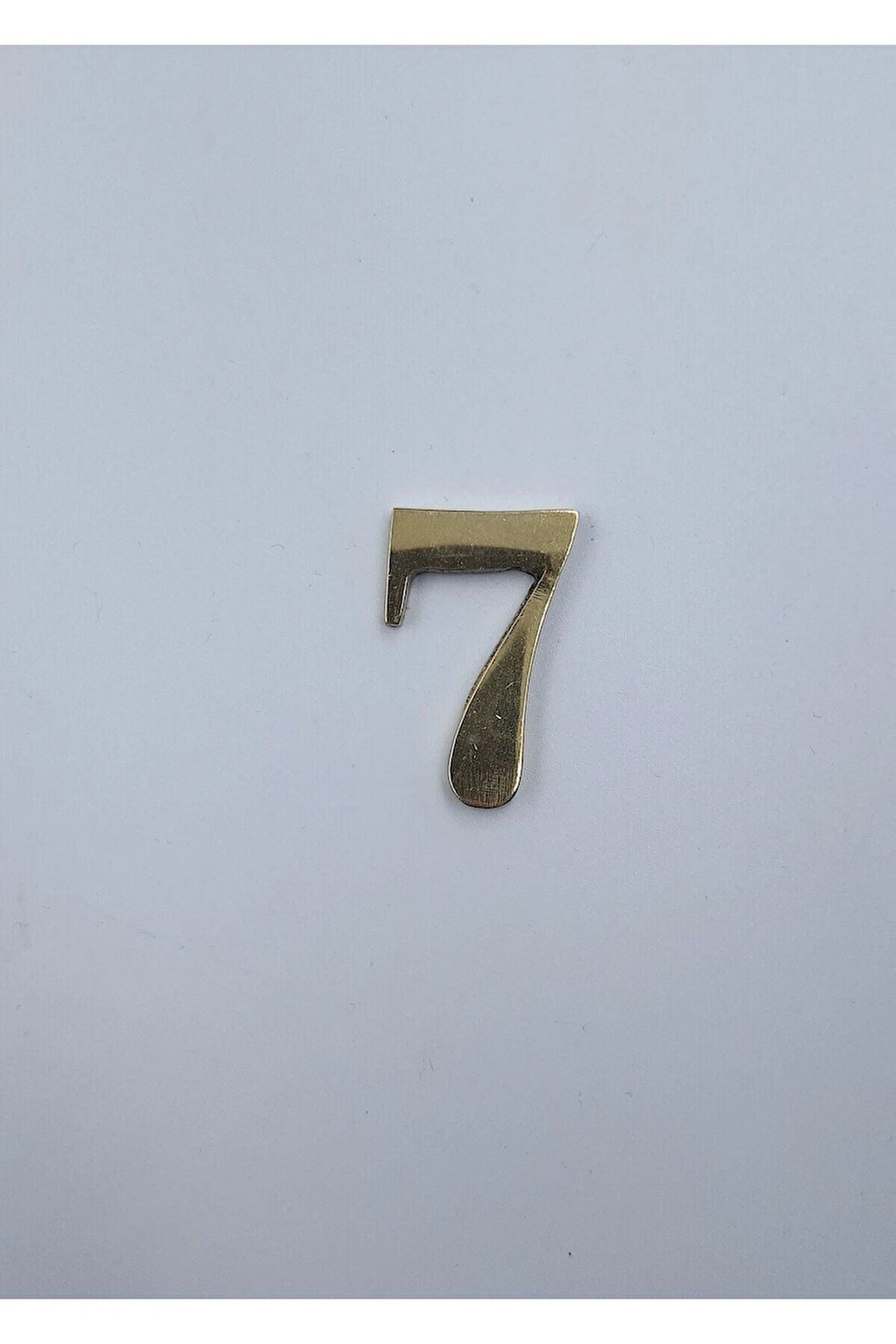 PİRİNÇ RAKAM 4CM TIRNAKLI NO:7