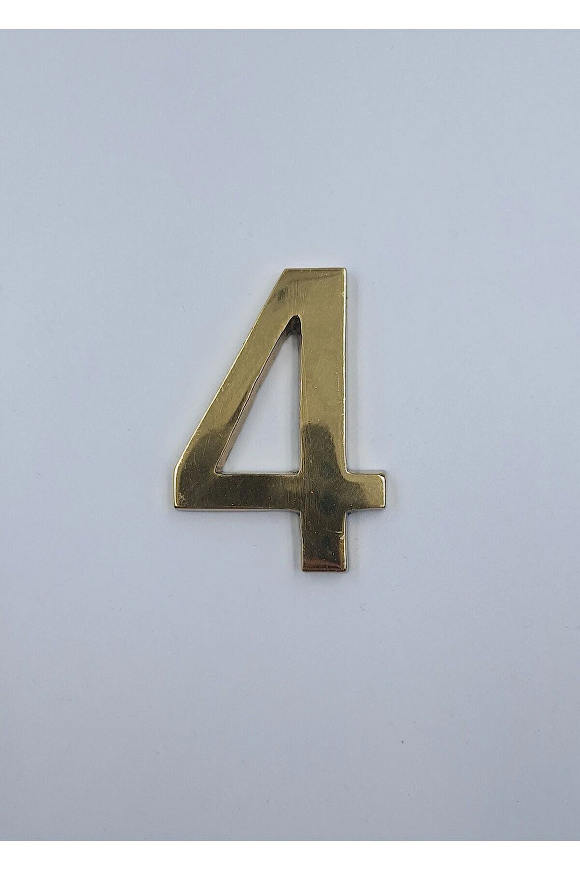 PİRİNÇ RAKAM 6CM DÜZ NO:4