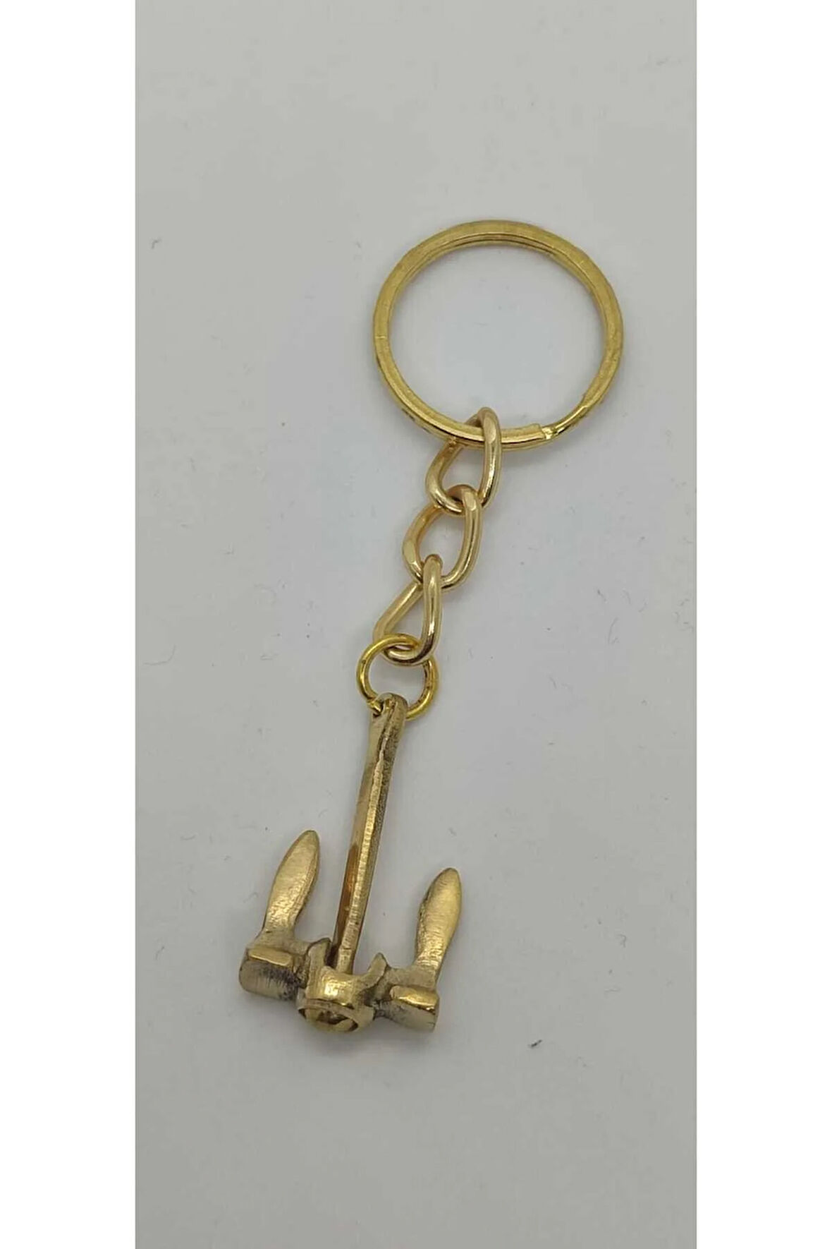 Pirinç Sümus Çıpa Anahtarlık (Küçük Boy )