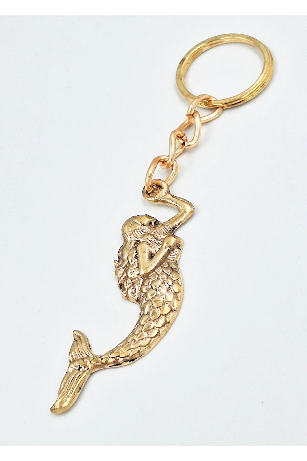 Pirinç Deniz Kızı Anahtarlık