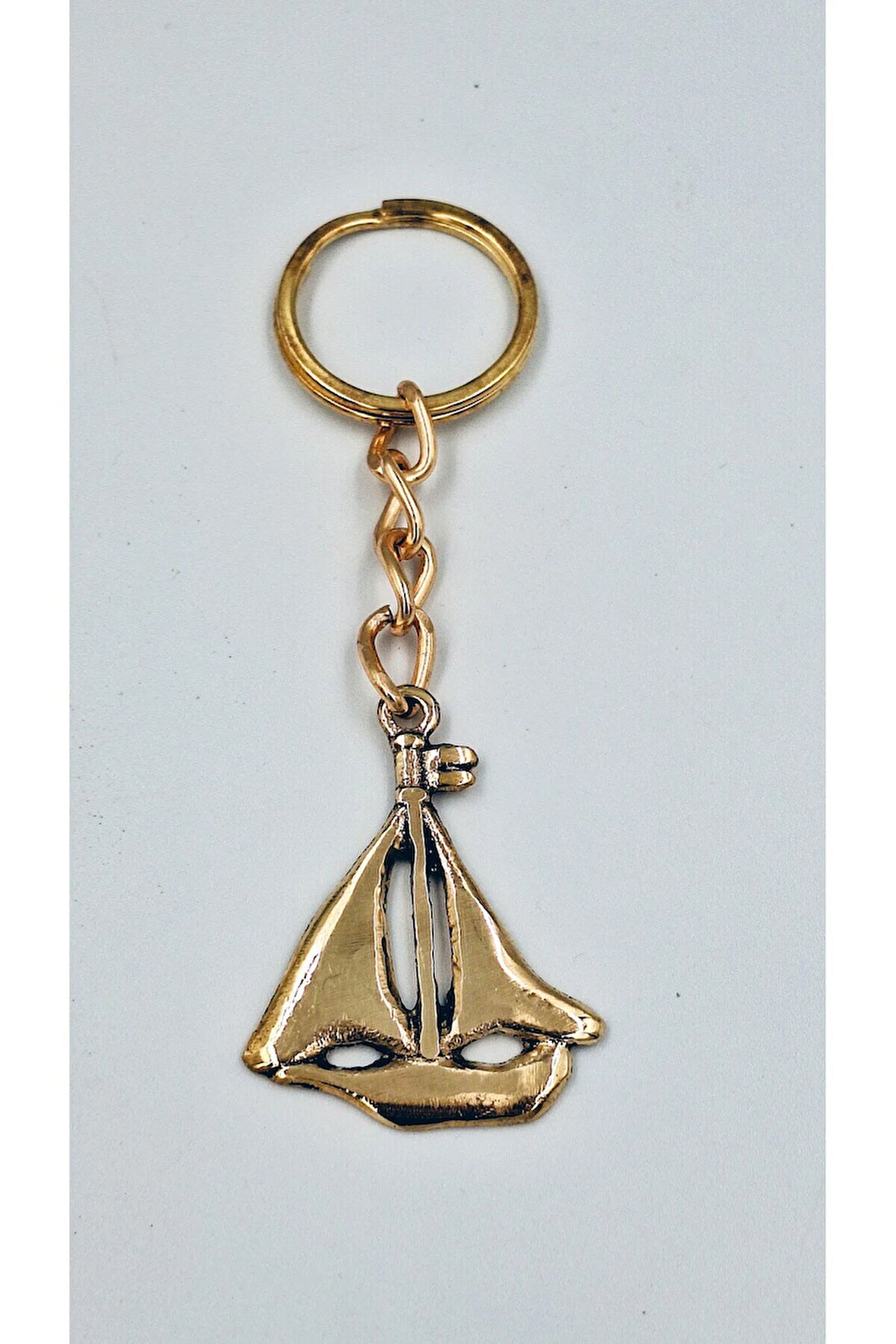 Pirinç Anahtarlık Yelkenli