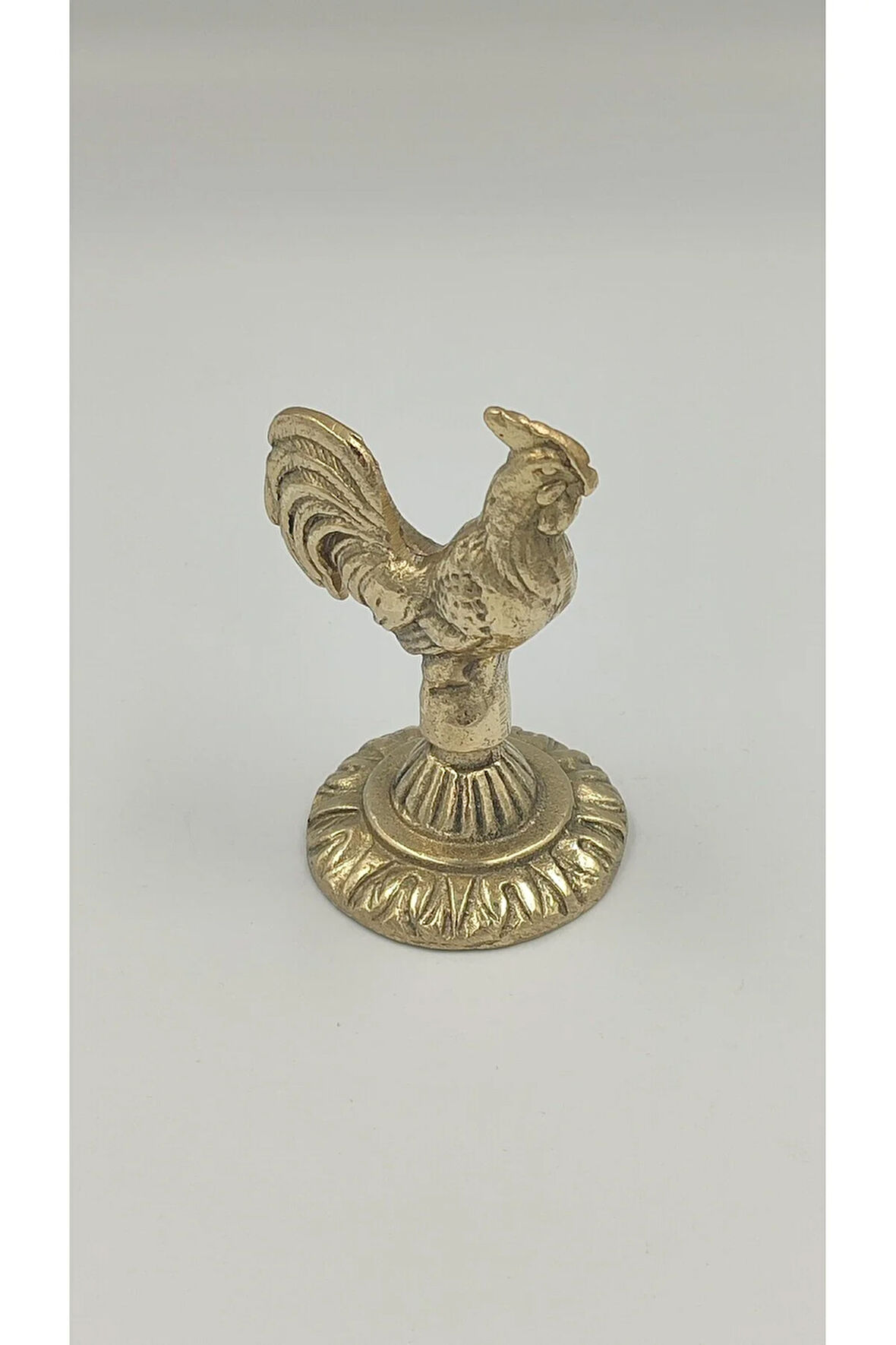 PİRİNÇ DEKORATİF BİBLO HOROZ