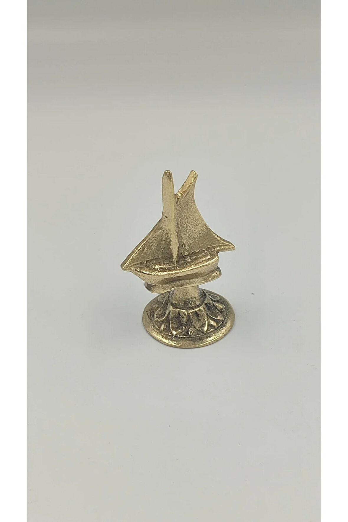 PİRİNÇ DEKORATİF BİBLO YELKENLİ