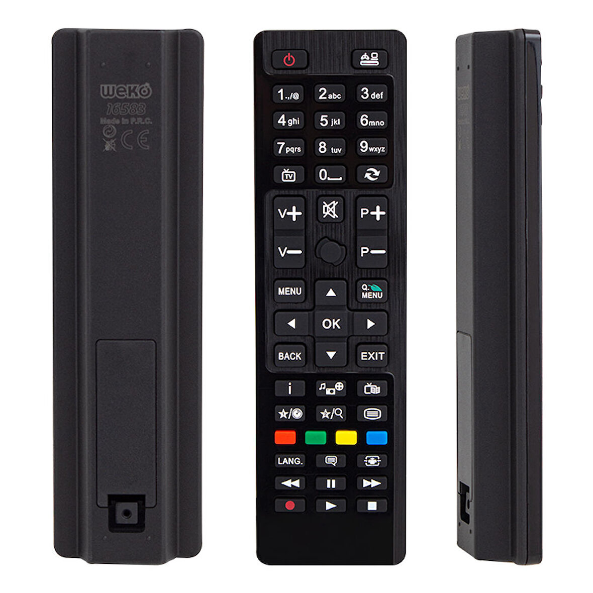 HI-LEVEL PANASONIC SİYAH TUŞLU LCD LED TV KUMANDA