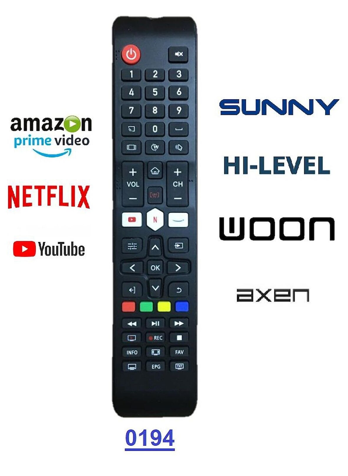 SUNNY-AXEN-HI LEVEL NETFLIX-YOUTUBE-PRİME VİDEO- HOME-LİVE TV TUŞLU