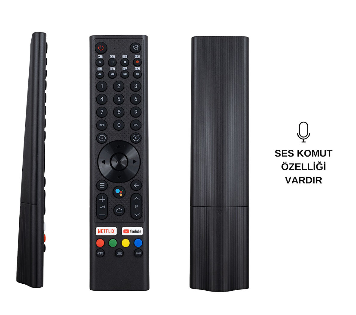 VESTEL - TESLA YOUTUBE-NETFLIX TUŞLU SES KOMUTLU LCD LED TV KUMANDA