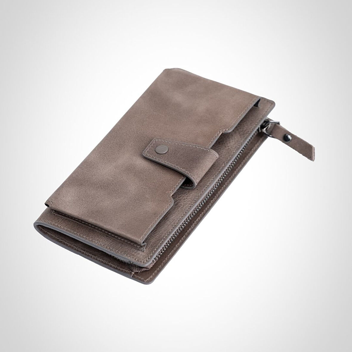 Hakiki Deri Cüzdan – Telefon Bölmeli, Parmak Askılı, Fermuarlı, İsim Yazılı, Kişiye Özel | Pandora 6954 |