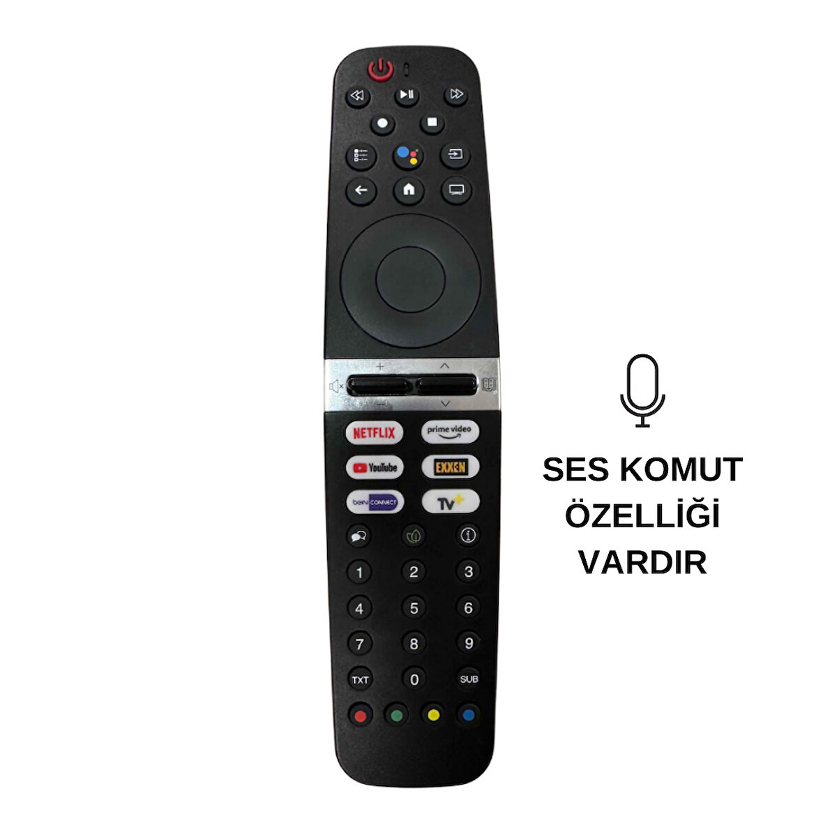 ARÇELİK-BEKO-GRUNDIG GR-V3 SES KOMUTLU NETFLIX-YOUTUBE-BEIN-EXXEN-TV+ LCD LED TV KUMANDASI