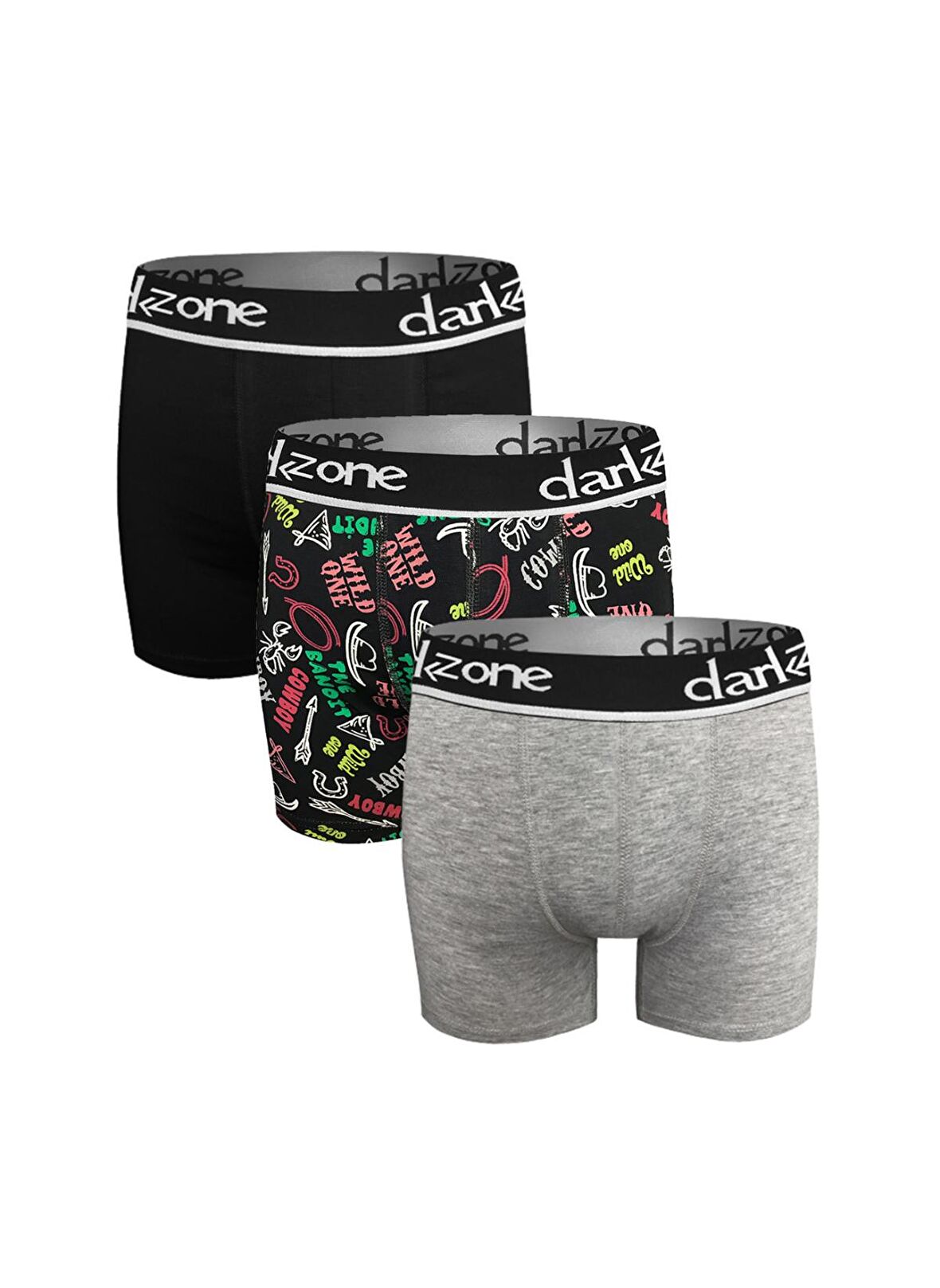 Darkzone Çok Renkli Erkek Boxer DZN9104