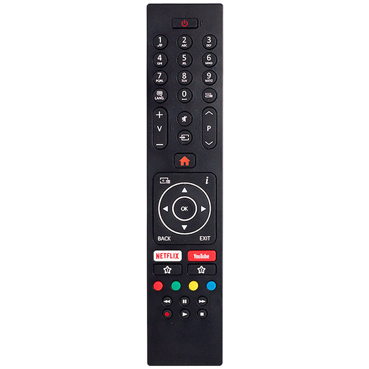 VESTEL 4K SMART 55UD8450 55'' LCD-LED TV KUMANDA (RC43135 BLACK NOBRAND V2)