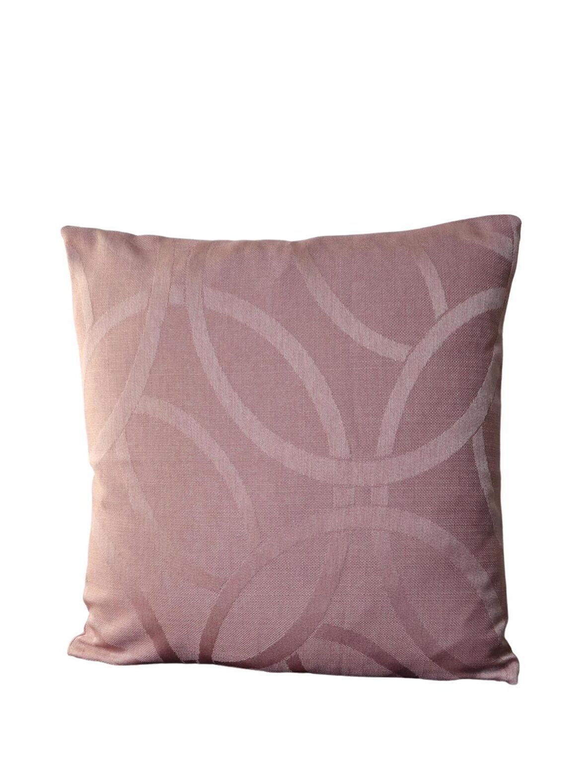 Pembe Desenli  43x43 ve 40x40 Kare Kırlent Kılıfı