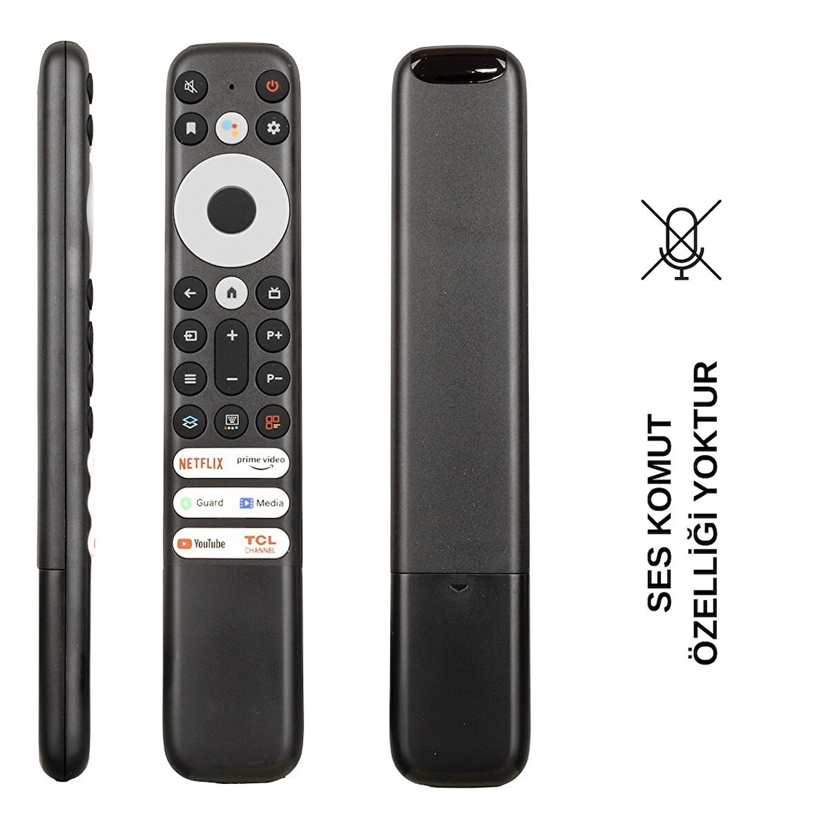 (SES KOMUTSUZ) TCL RC902V RMR1 -21BN NETFLIX-PRIME VIDEO-GUARD-MEDIA-YOUTUBE TUŞLU  LCD LED TV KUMANDASI