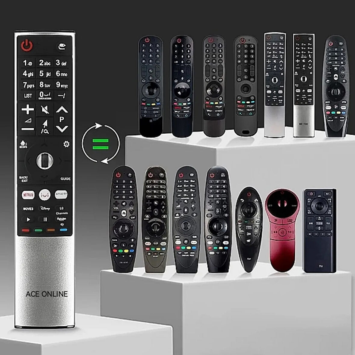 LG AN-MR700+ Akıllı TV için Uzaktan Kumanda  MR700 AN-MR650 MR600 - AKB75455601 - AKB75075501- OLED55C6P - OLED75G6P