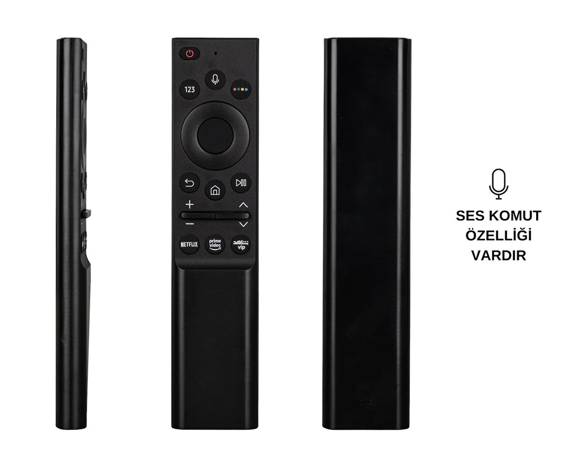 (SES KOMUTLU) SAMSUNG RM-G2200 V15 - BN59-01363H NETFLIX - PRIME VIDEO - SHAHID VIP TUŞLU SES KOMUTLU LCD LED SMART TV KUMANDA