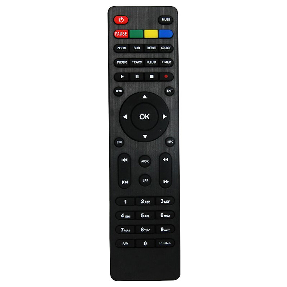 MERSAT STAR /YUMATU HD/CITYBOX HD/MERSAT MARGINAL UYDU KUMANDA (33206 AYNI) PAUSE KIRMIZI (3035=18823)