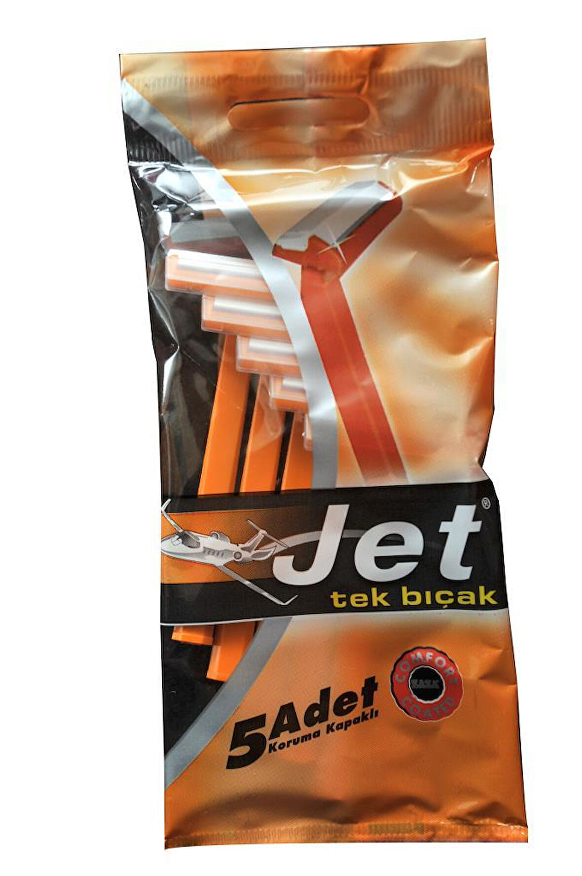 Jet Tek Bıçaklı 5 Adet Erkek Kullan At Tıraş Bıçağı