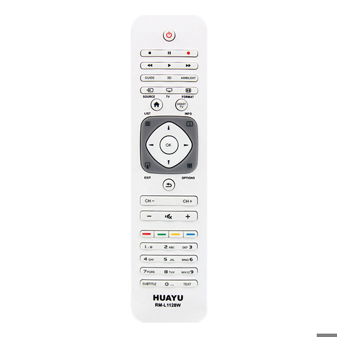 PHILIPS RM-L1128W BEYAZ 3D LCD-LED TV KUMANDA