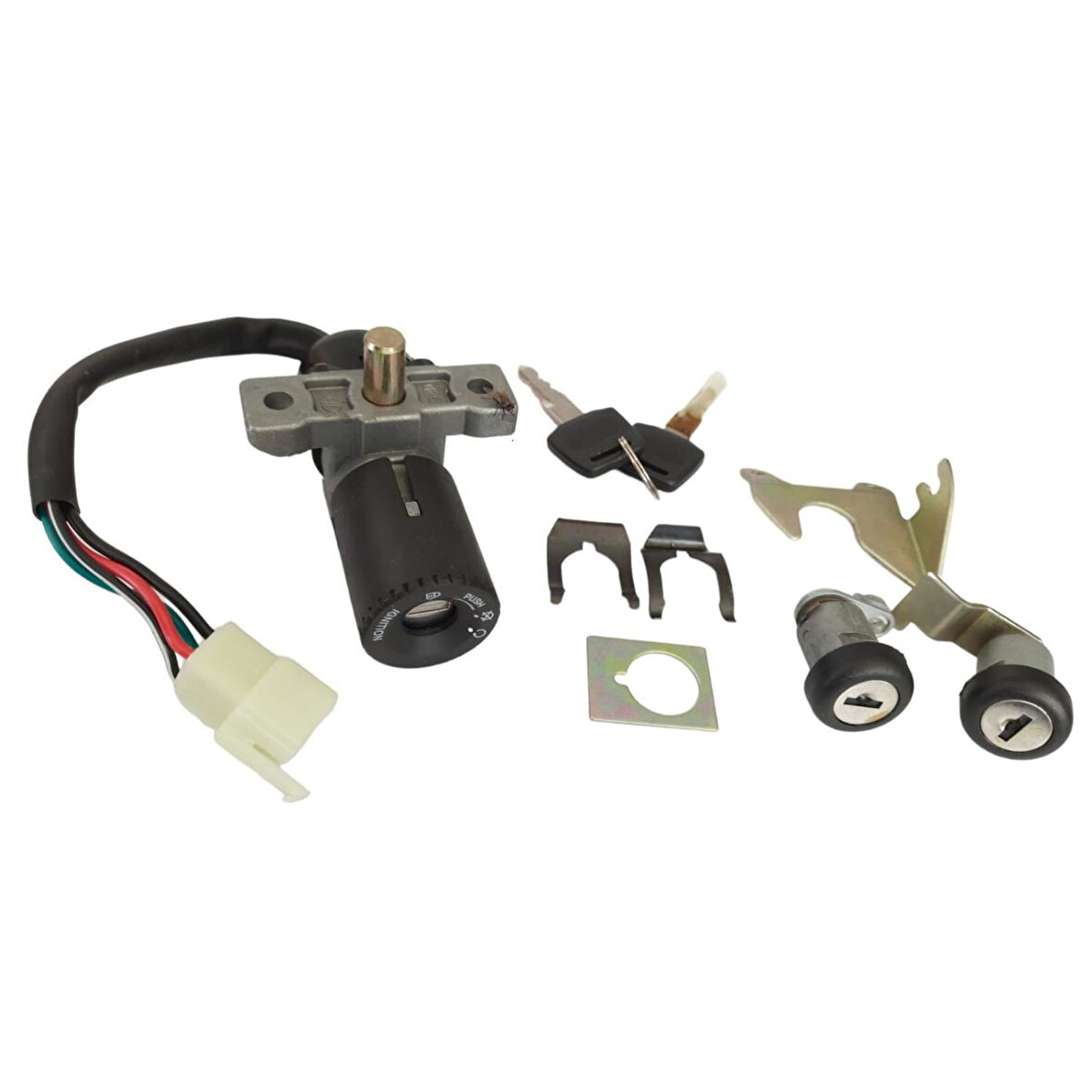 Asya 150T Scooter-6A Kontak Ve Kilit Seti