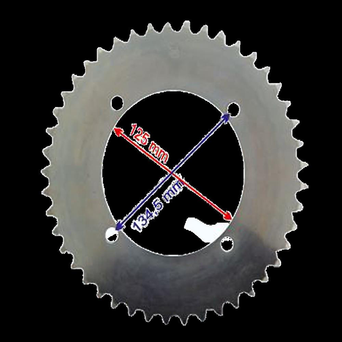 Bisan ROADSTAR 250 ARKA DİŞLİ 530-45T İÇ 125 mm ÖM