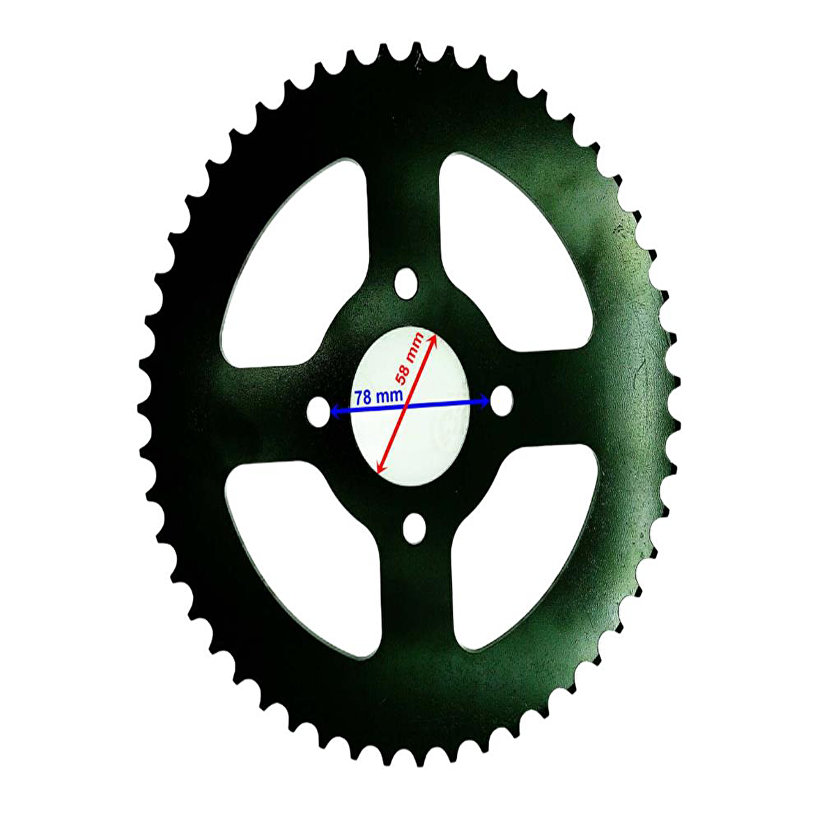 Cross MOTORAN CROSS 200 ARKA DİŞLİ 520-51T İÇ 58 mm 4 DELİKLİ ÖM