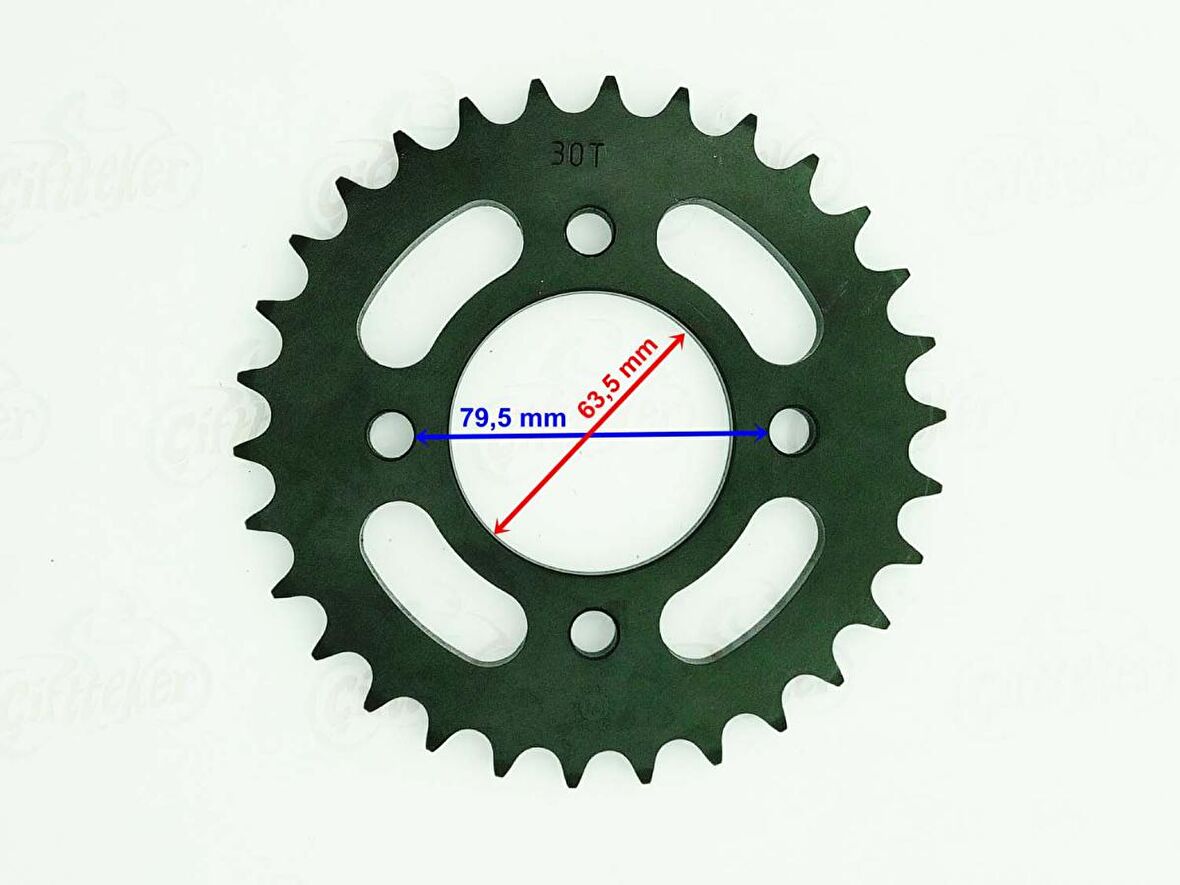 REGAL REGAL ARKA DİŞLİ 530-30T İÇ 63,50X4 DELİKLİ ÖM