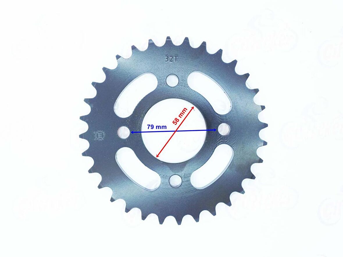 REGAL REGAL ARKA DİŞLİ 530-32T İÇ 58X4 DELİKLİ EM ÖM