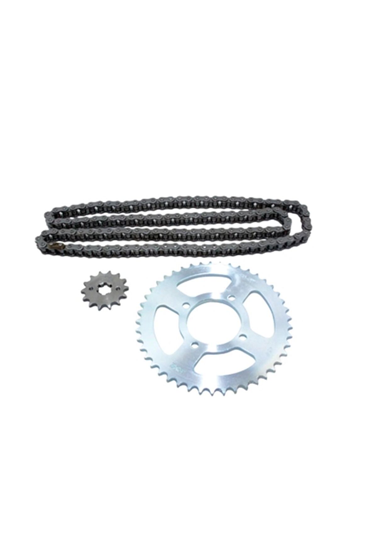 Yamaha YBR ÖN-ARKA DİŞLİ ZİNCİR SET 45-14T 128L NCR