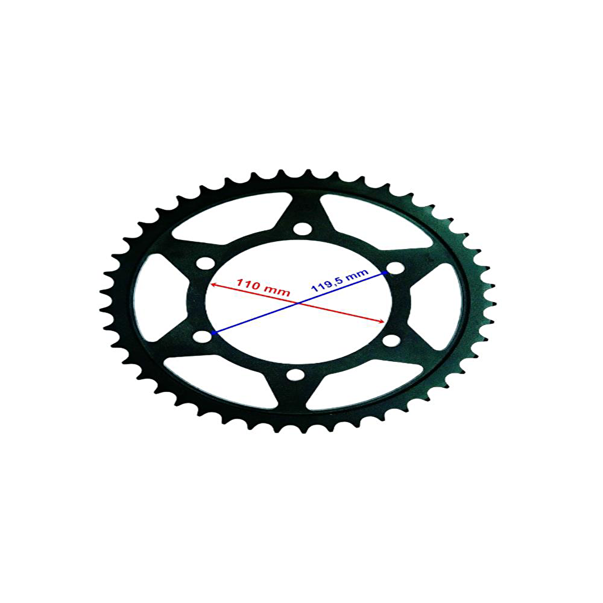 Yamaha ARKA DİŞLİ 525-45T İÇ 110X6 DELİK YAMAHA MT-09(2013-2015)