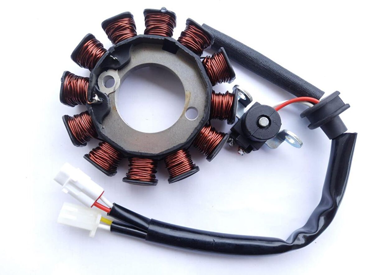 Yamaha CRYPTON 115 STATÖR 2015 12 Lİ BEZSİZ 37-93-20X2D 4K