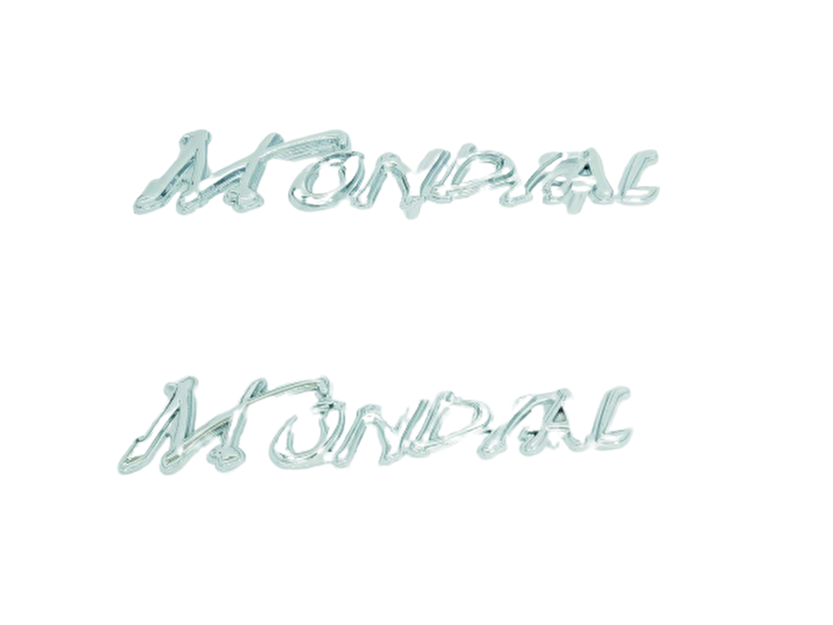 Mondial 125ZN SELE ALTI YAN KAPAK AMBLEMİ TK ORJ