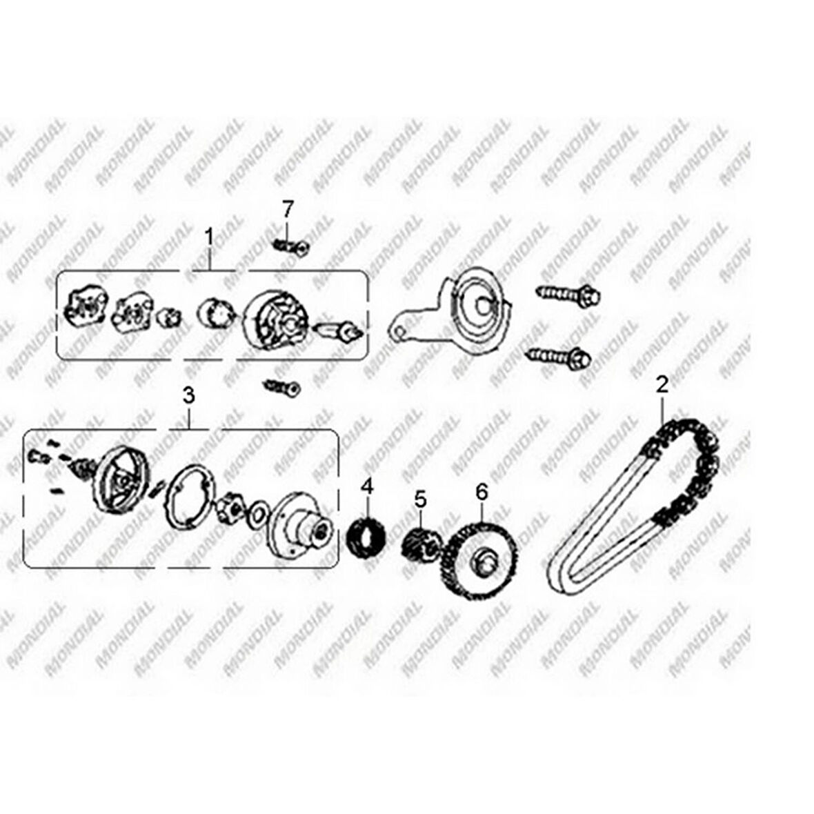 Yağ Pompa Rotor Dişlisi 18T Mh-Mr-Mc-Mx-Mg Kıng Orj