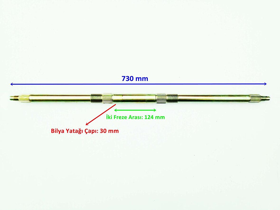Asya ASYA ATV 110 IBX ARKA AKS 730XBİLYA YATAĞI 30 mm