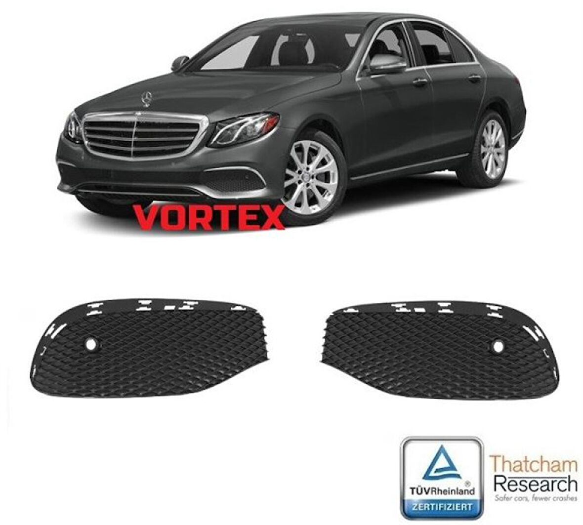 Mercedes On Tampon İzgarası Sol Exclusıve W213 16> - Vortex V2206294