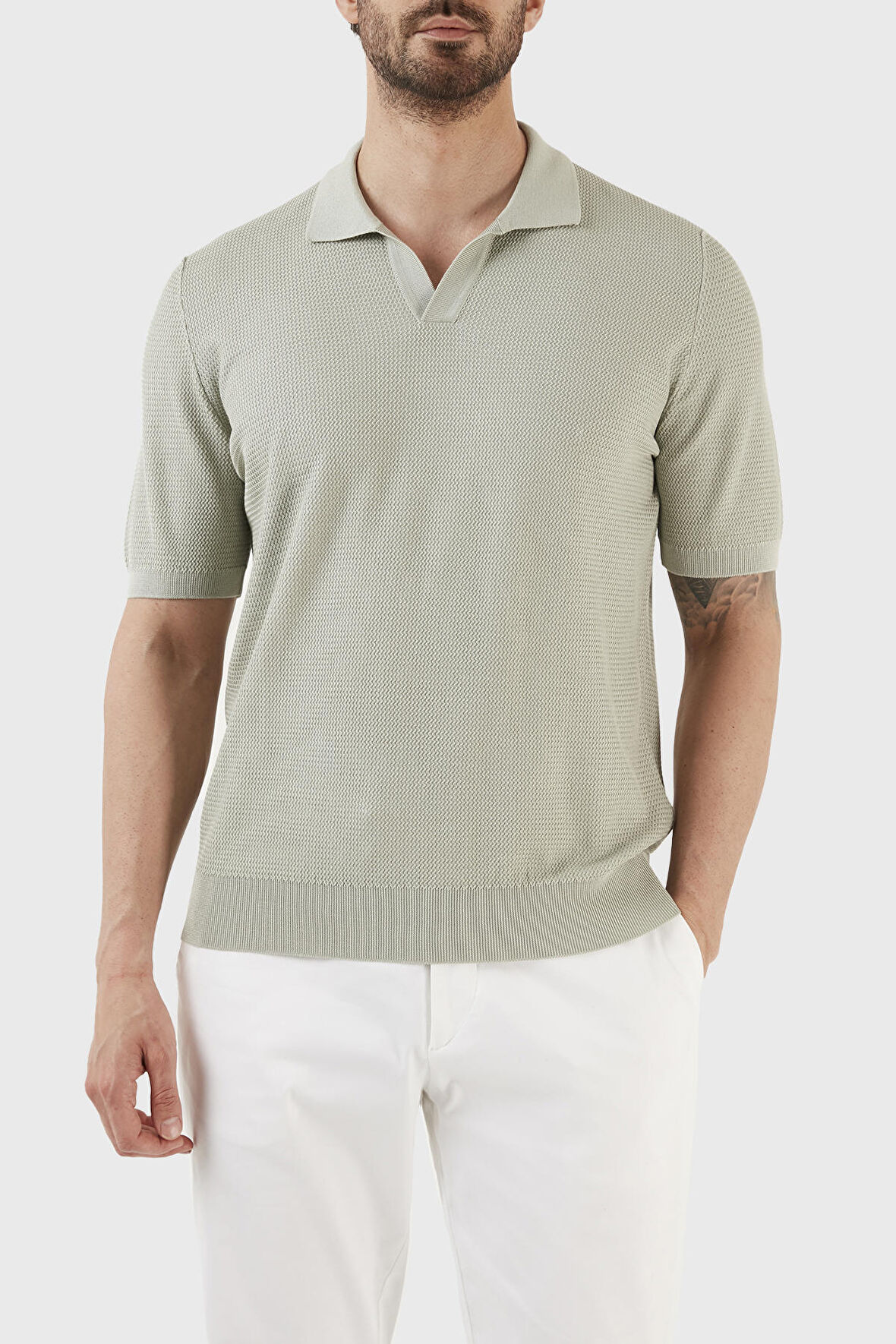 Gran Sasso Erkek Polo T Shirt 43171 16221 412