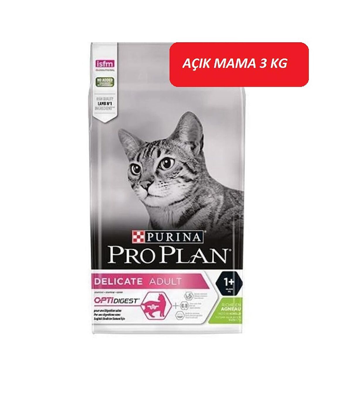 Pro Plan Delicate Kuzu Etli Hassas Yetişkin Kuru Kedi Maması 3 KG Açık Mama