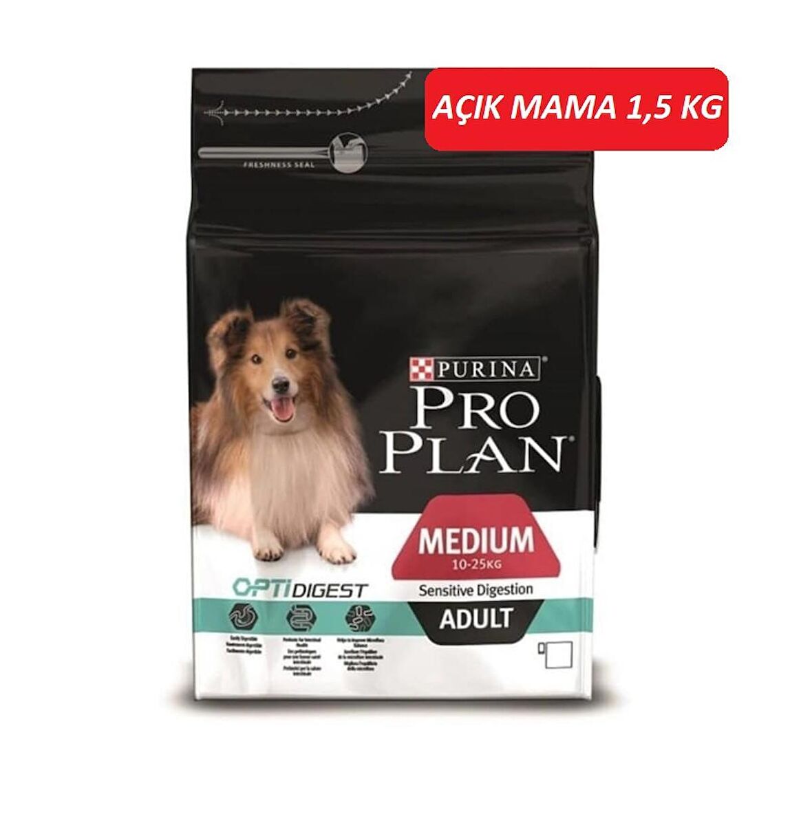 Pro Plan Medium Adult Kuzu Etli Orta Irk Yetişkin Köpek Maması 1,5 KG Açık Mama