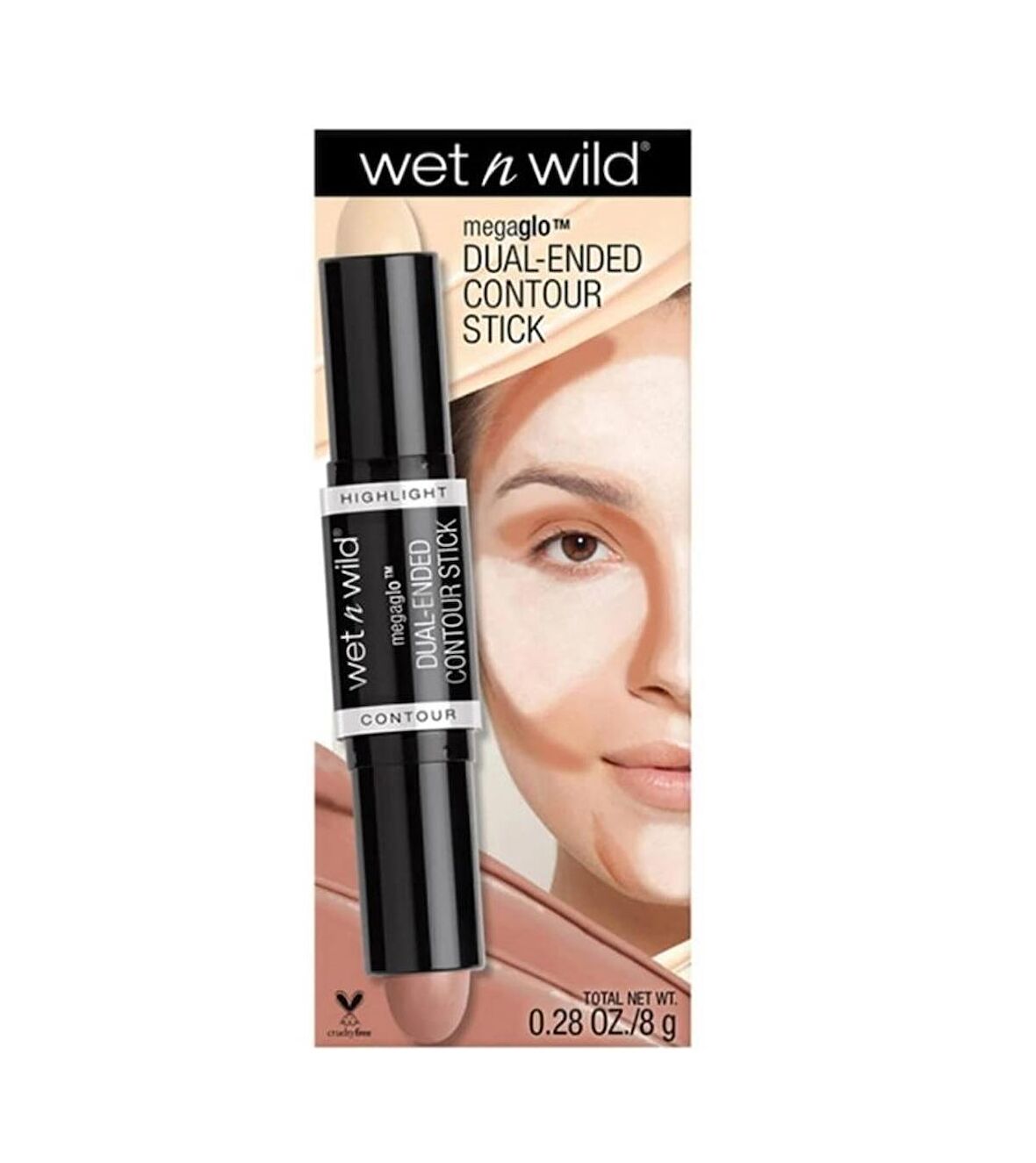 wet n wild MegaGlo Dual-Ended Contour Stick Kontür Light/Medium