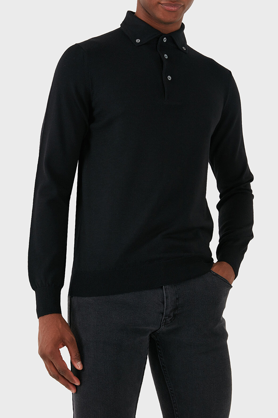 Gran Sasso Erkek Polo Yaka Sweat 57163 14293 099