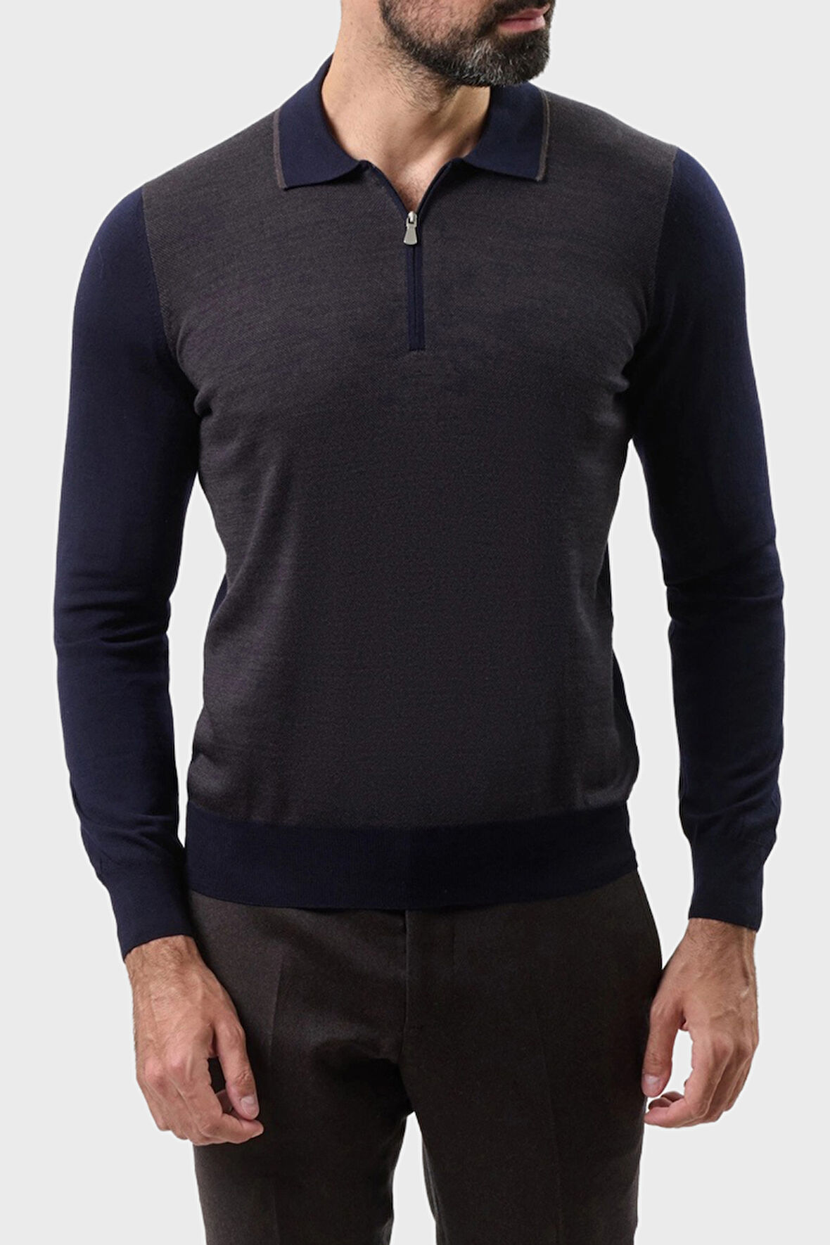 Gran Sasso Erkek Polo Yaka Kazak 43108 14713 598