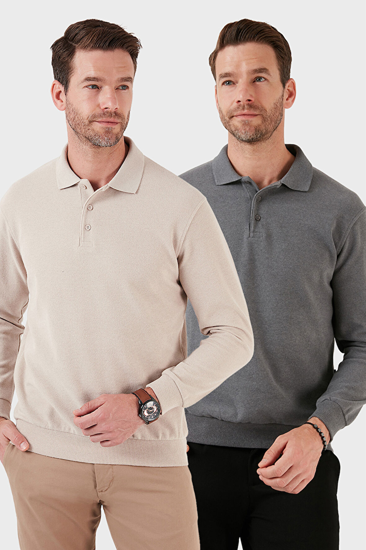 Buratti Erkek Polo Yaka Kazak 456223S2