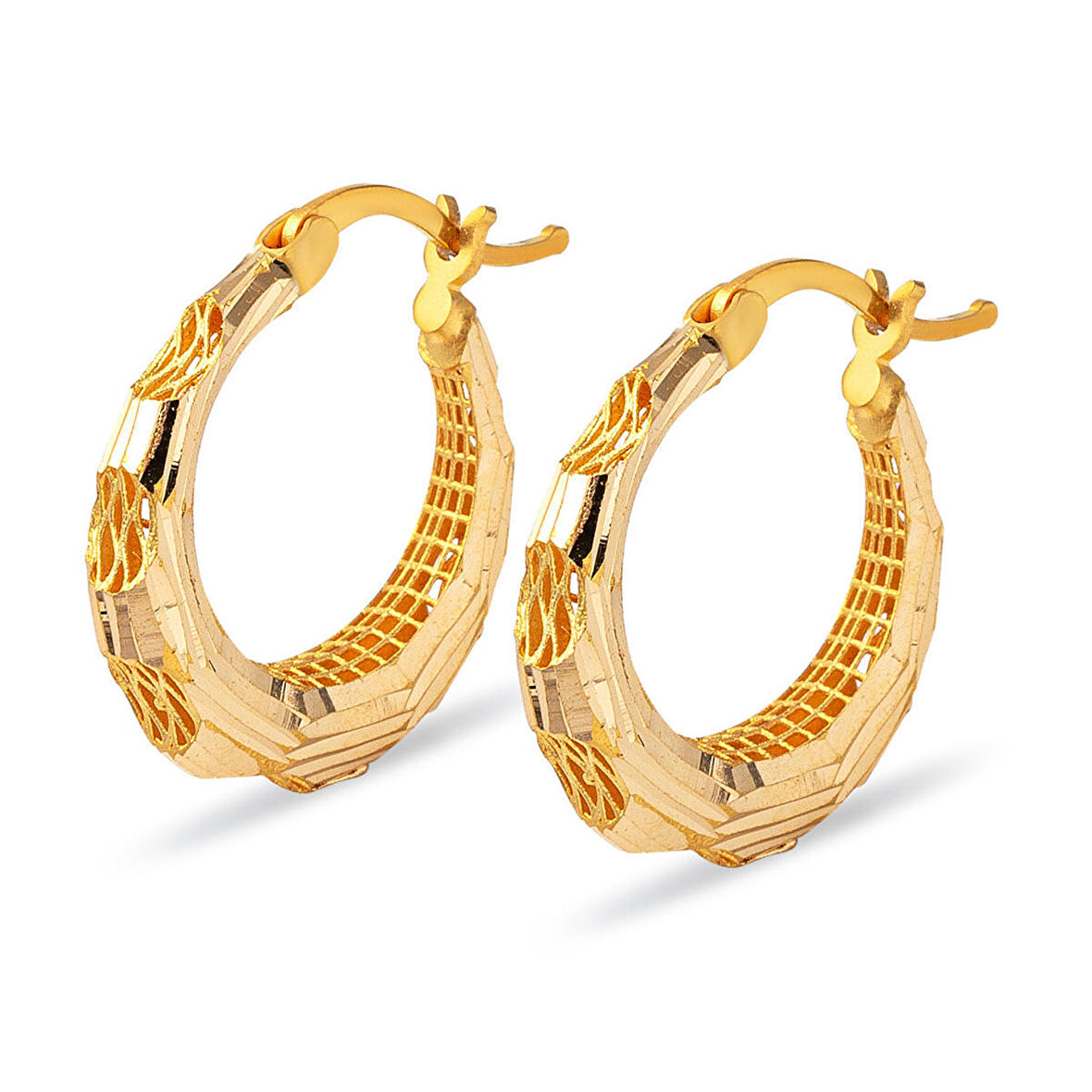 Galaksi 22 Ayar Altın Küpe