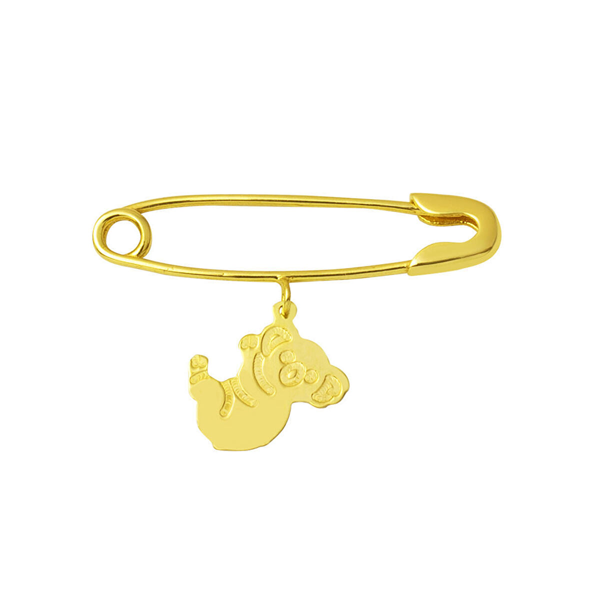 Filli Altın Çengelli Bebek İğnesi