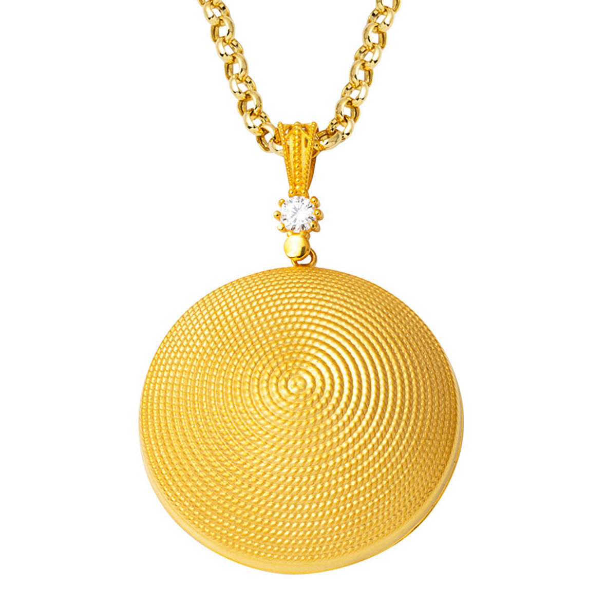 Beypazarı 14 Ayar Altın Kolye 3,5 cm Çaplı