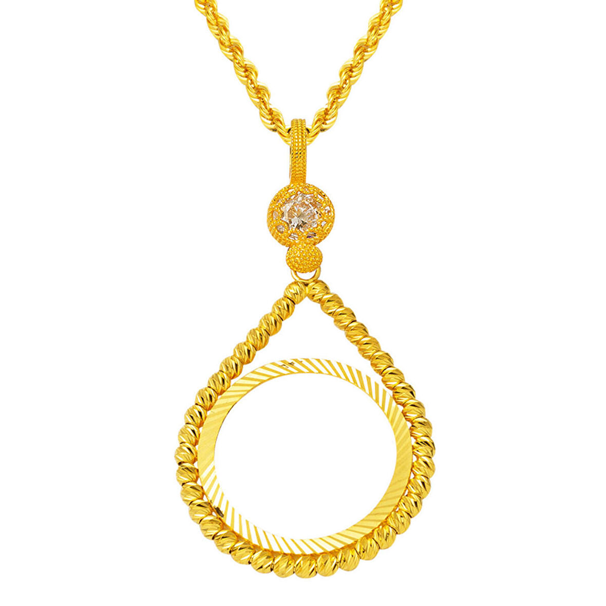 14 Ayar Dorika Toplu Reşat Altınlık Kolye 