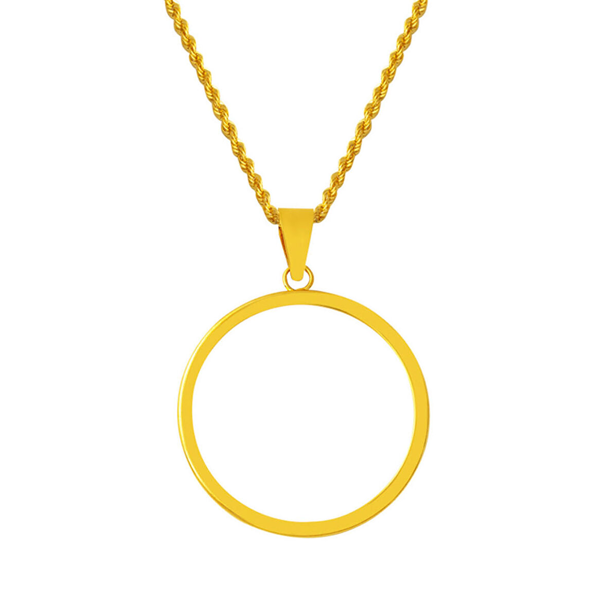 Tam Altın Takılabilen Kolye 14 Ayar