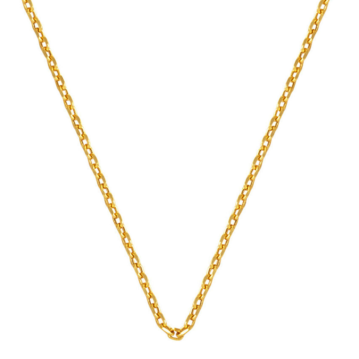 Force 14 Ayar Altın Zincir Kolye (2 mm Enli) 55 cm.