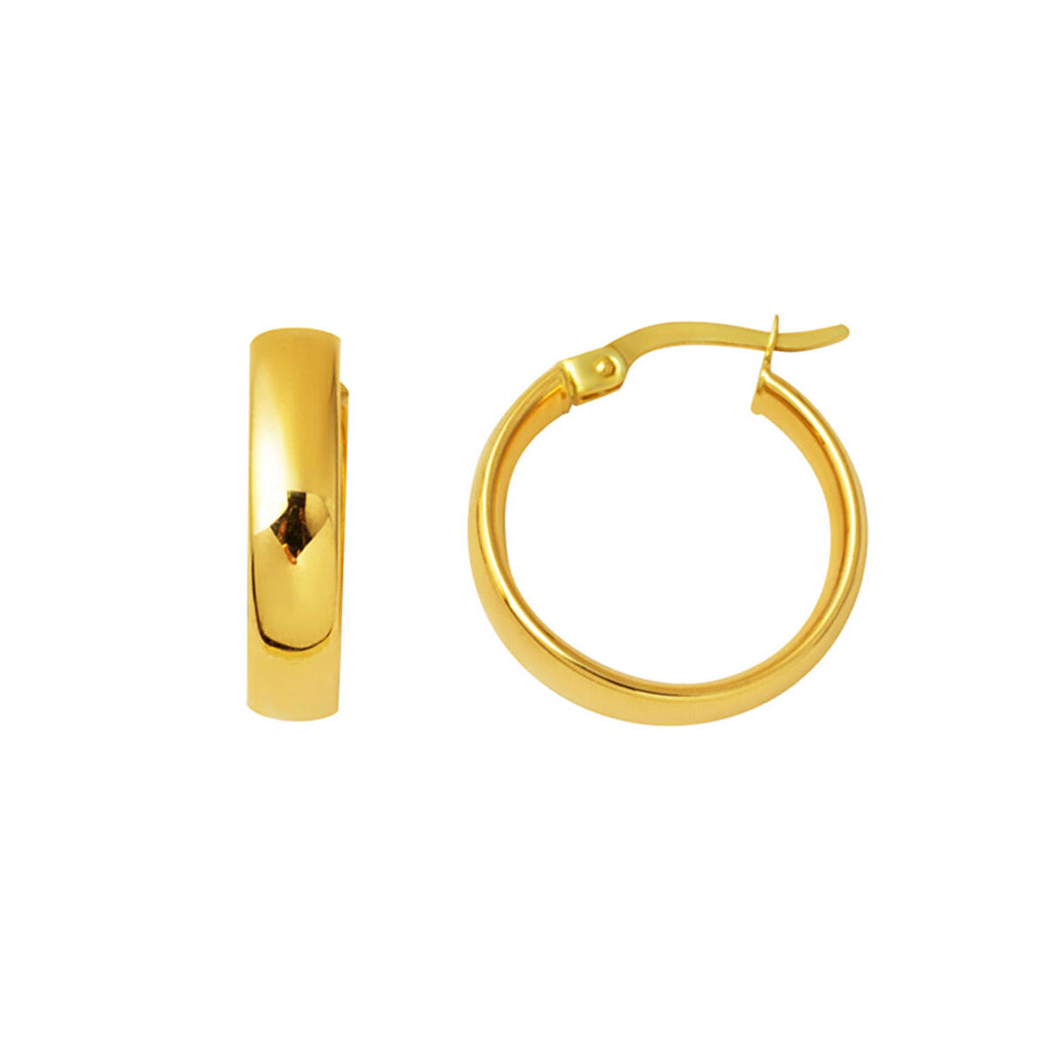 Spor Kadın Halka Altın Küpe 14 Ayar